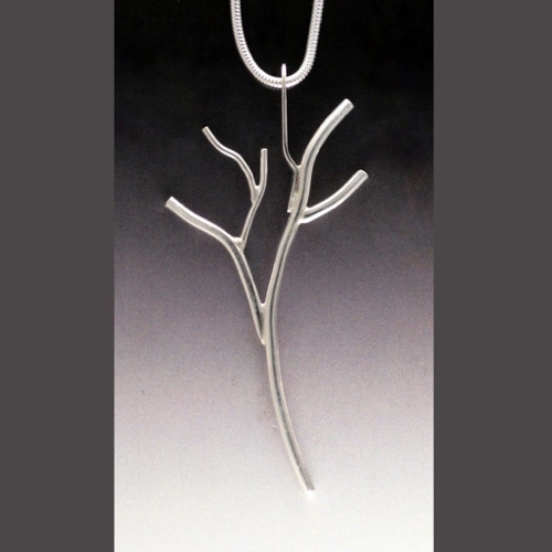 Click to view detail for MB-P370 Pendant, Sterling Silver  Spirit Tree  $210